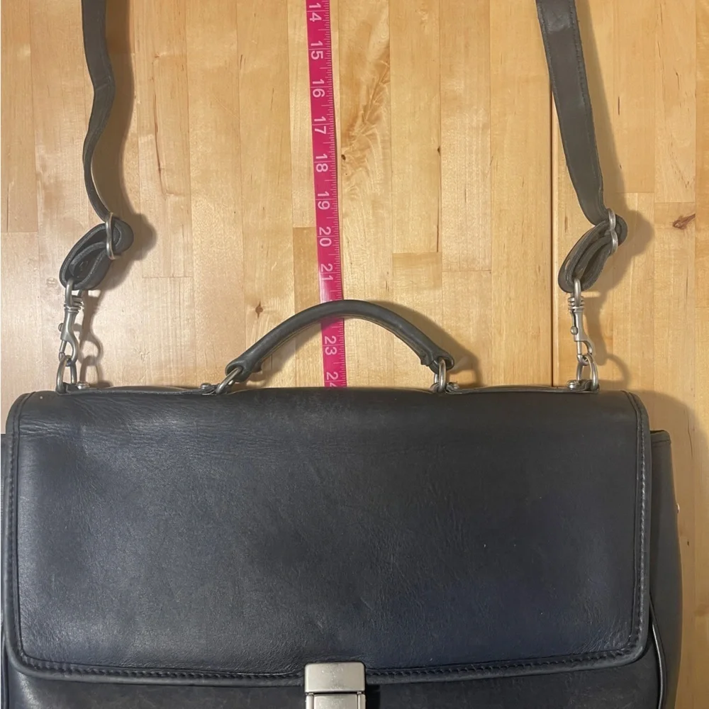 Jack Georges vintage made in the USA leather briefcase